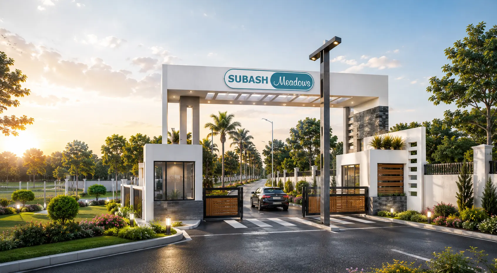 Subhash Meadows well connected plotted project near key growth destinations