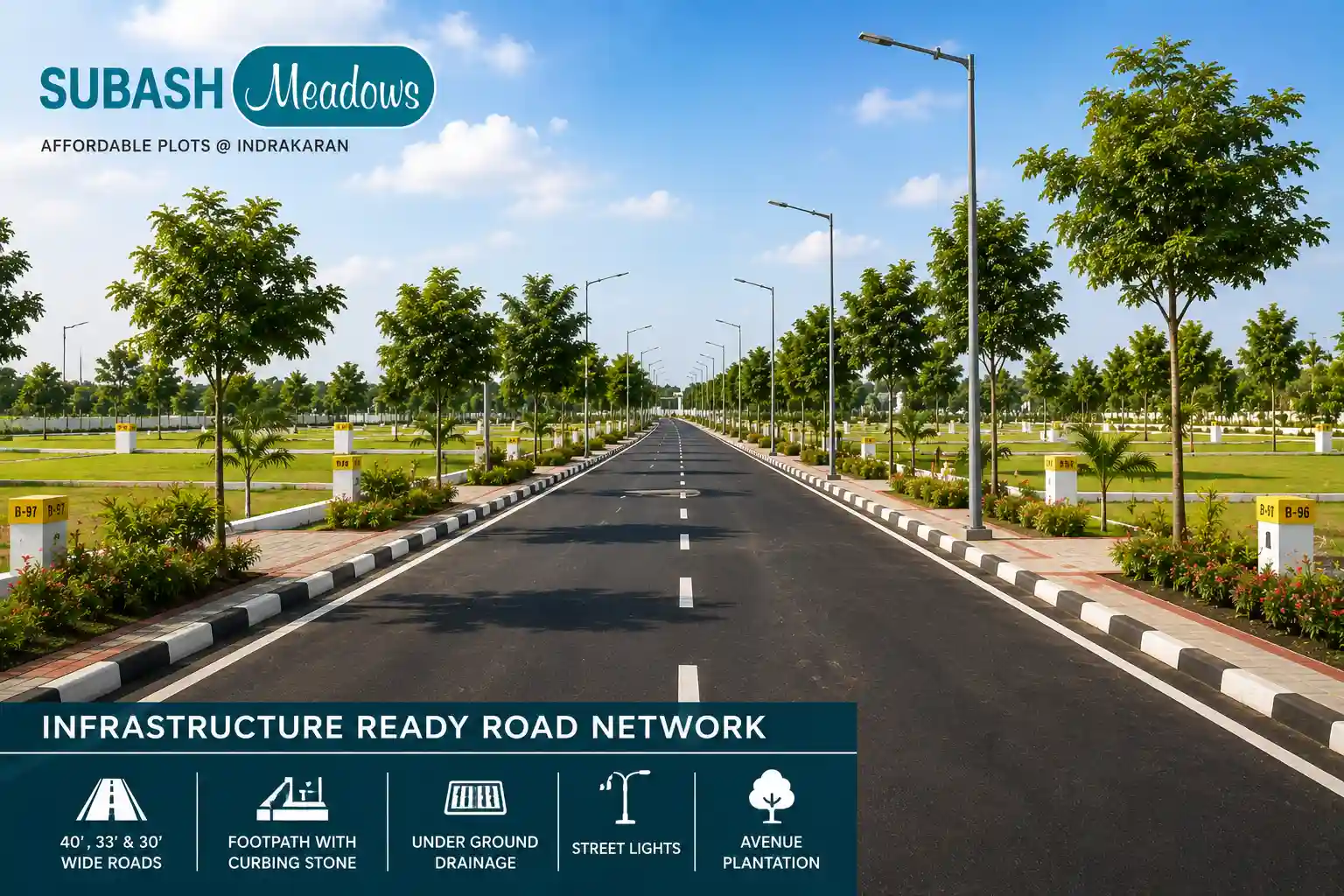 Subhash Meadows well-connected plotted project gallery image 2