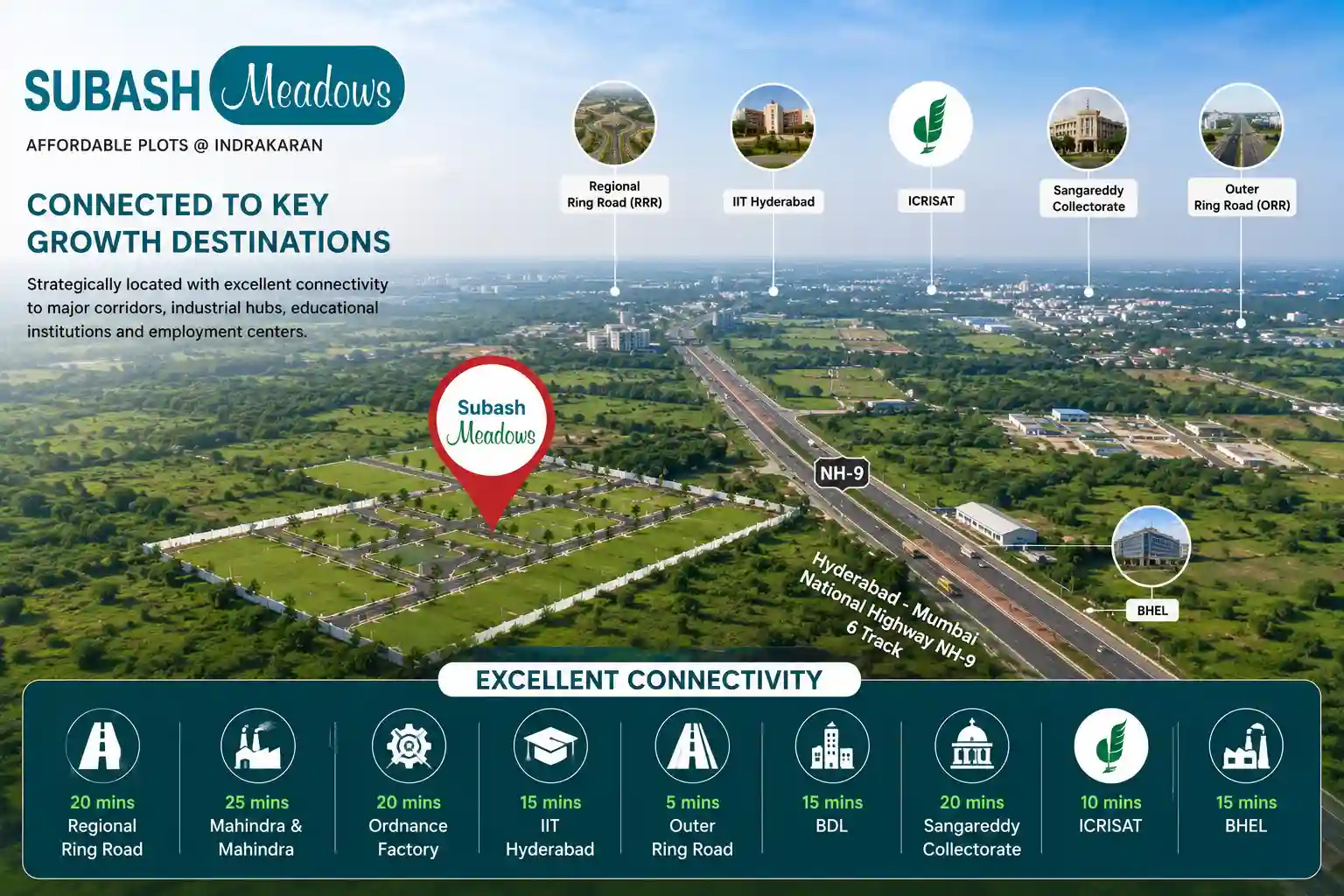 Subhash Meadows well-connected plotted project gallery image 5