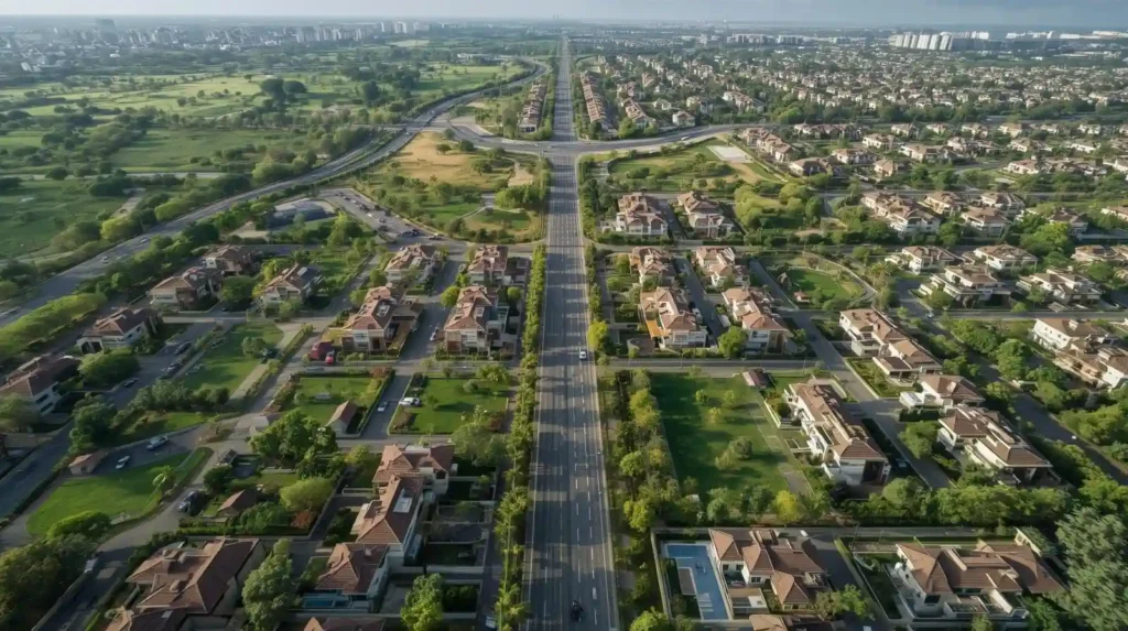 ORR growth corridor highlighting best areas for plots in Hyderabad