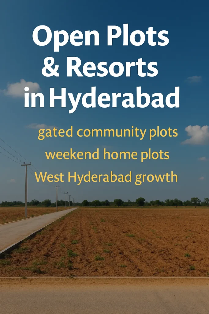 DTCP approved open plots in West Hyderabad investment corridor
